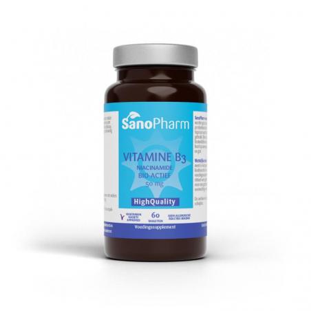 Vitamine B3 niacinamide 50 mg