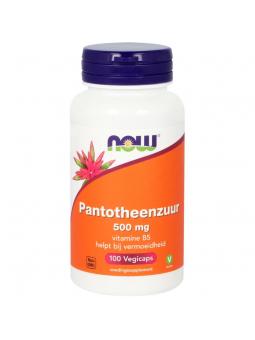 NOW Pantotheenzuur 500 mg (B5)