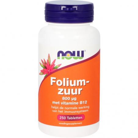 NOW Foliumzuur 800 mcg