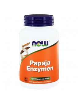 NOW Papaya enzymen kauwtabletten