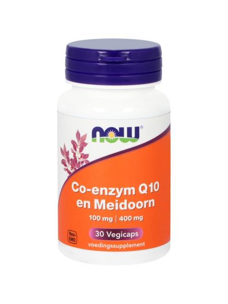 NOW Co-Q10 100 mg met meidoorn