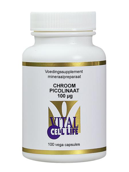 Vital Cell Life Chroom picolinaat 100 mcg