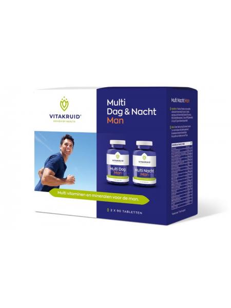 Vitakruid Multi dag & nacht man 2 x 90