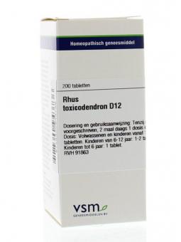 Rhus toxicodendron D12