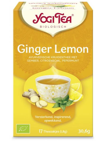 Yogi Tea Ginger lemon munt bio