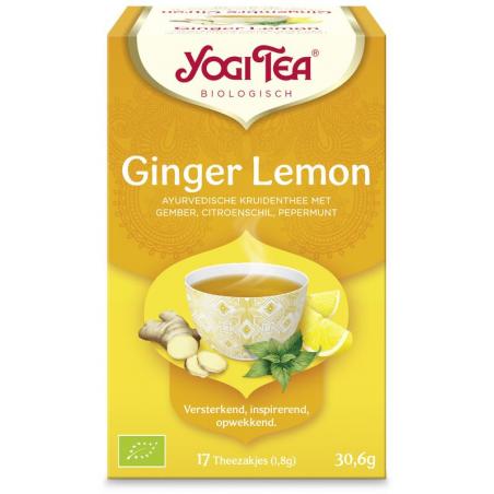 Yogi Tea Ginger lemon munt bio