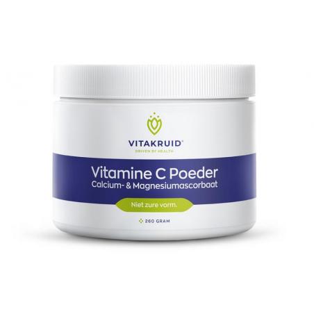 Vitakruid Vitamine C poeder calcium- & magnesiumascorbaat