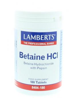 Lamberts Betaine HCL 324mg/Pepsine 5mg