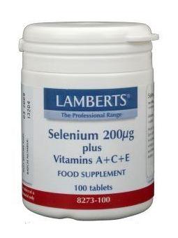 Lamberts Selenium 200mcg met vitamine A C E