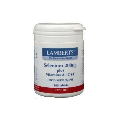 Lamberts Selenium 200mcg met vitamine A C E