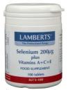 Lamberts Selenium 200mcg met vitamine A C E