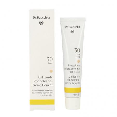 Gekleurde zonnebrandcreme gezicht spf30