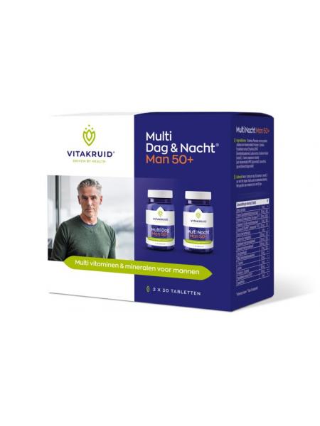 Multi dag & nacht man 50+ 2 x 30 tabletten