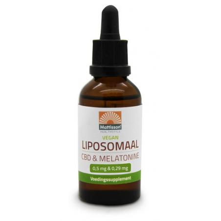 Mattisson Vegan liposomaal CBD 0,5mg & melatonine 0,29mg