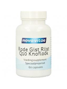 Nova Vitae rode gist rijst + q10 + knoflo