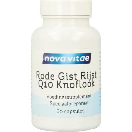 Nova Vitae rode gist rijst + q10 + knoflo