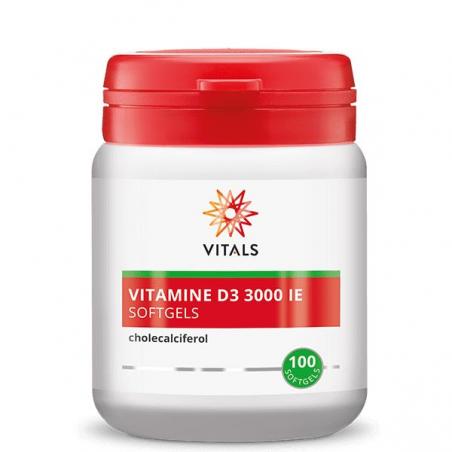 Vitals Vitamine D3 3000 IE Vegan kopen | Vits & Mins