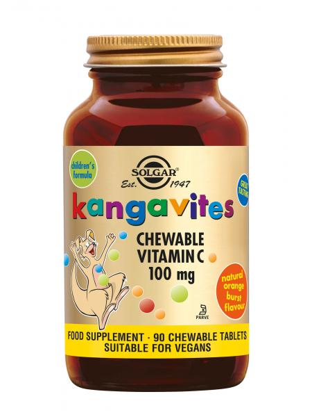 Kangavites Chewable Vitamin C 100 mg