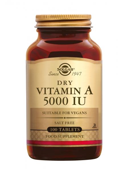 Vitamin A 5000 IU (1502 mcg)