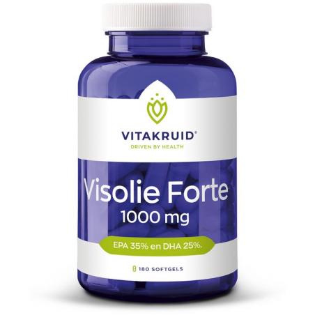 Vitakruid Visolie Forte 1000 mg EPA 35% DHA 25%