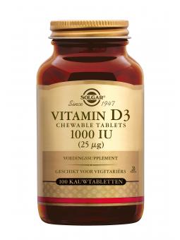 Vitamin D-3 1000 IU Chewable Tablets