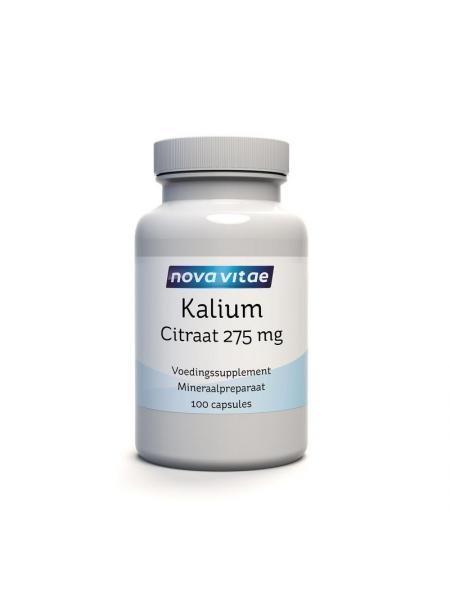 Nova Vitae kalium citraat 275mg