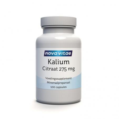 Nova Vitae kalium citraat 275mg