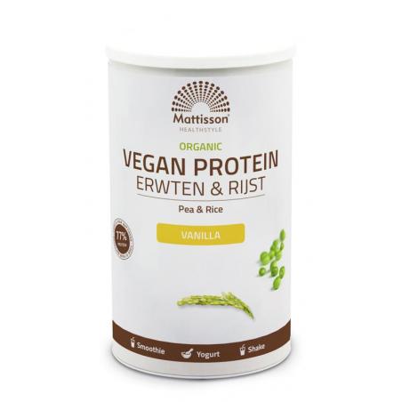 Mattisson protein erwt&rijst van veg bio