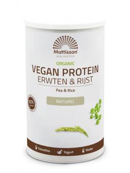 Mattisson protein erwt&rijst naturel bio