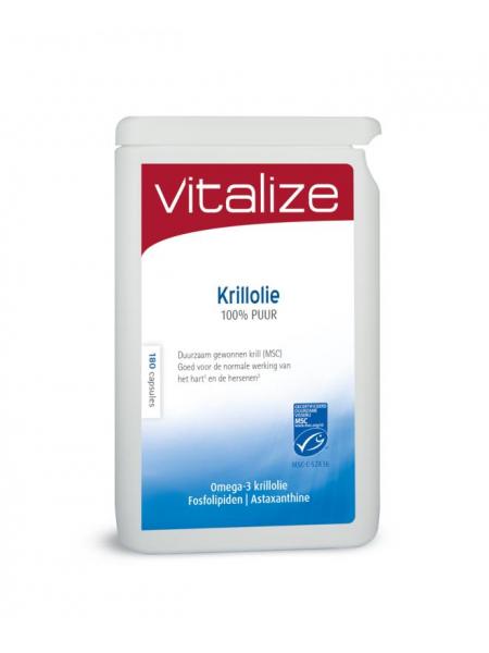 Vitalize krillolie 100% puur bbv 180