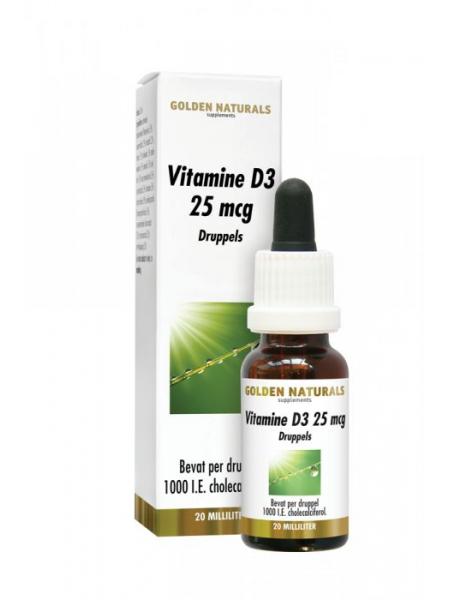 Vitamine D3 25mcg druppels