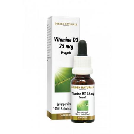 Vitamine D3 25mcg druppels