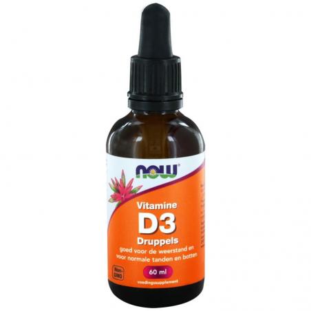 NOW Vitamine D3 druppels 400IE