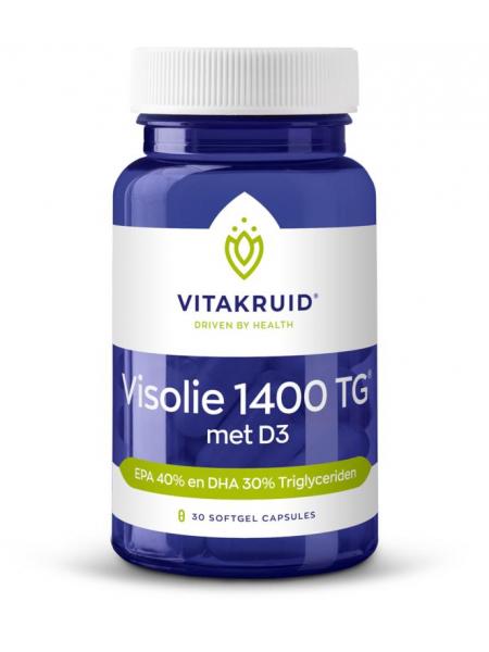 Vitakruid visolie 1400 met d3 triglyc