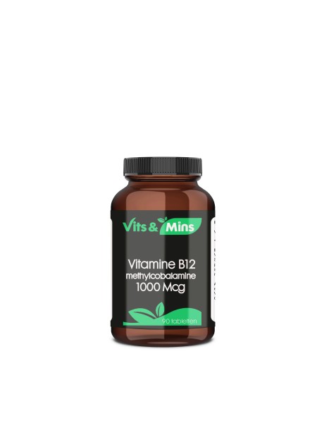 Vits & Mins Vitamine B12 Methylcobalamine 1000mcg - Koop Nu!