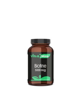 Vits & Mins  Biotine 5000 mcg - Dé Schoonheidsvitamine