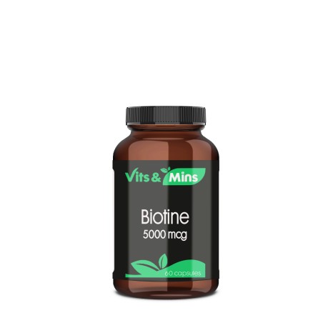 Koop Biotine 5000 mcg – Sterk Haar & Gezonde Nagels | Amersfoort & Utrecht | vitsenmins.nl