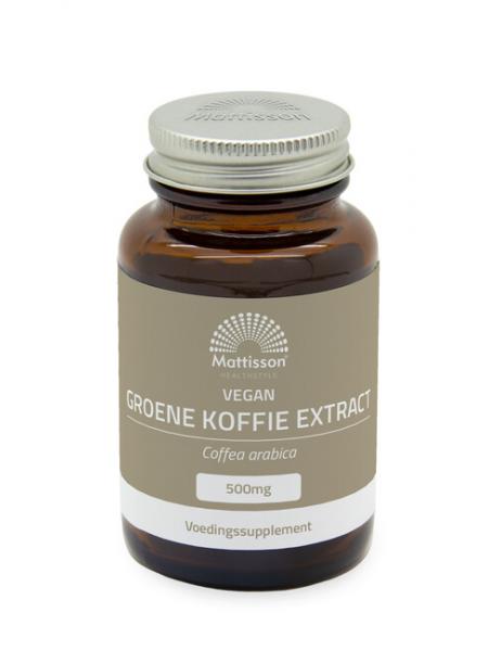 Mattisson groene koffiebonen extr 500mg