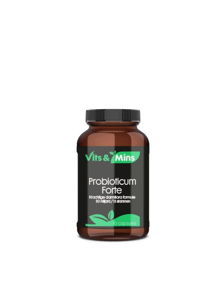 Probioticum Forte | Hoog Gedoseerd Probioticum met 13 Bacteriestammen | Koop nu bij Vits & Mins