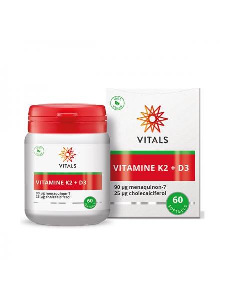 Vitals Vitamine K2 + D3 kopen | Vits & Mins
