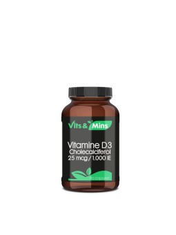 Koop Vitamine D3 25 mcg 1000IE - Voor Botten en Immuunsysteem | Amersfoort & Utrecht | vitsenmins.nl