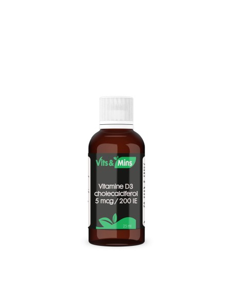 Vitamine D3 druppels 5 mcg kopen | Vits & Mins