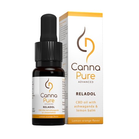 Koop CannaPure Reladol - Premium CBD Olie met Ashwagande en Citroenmelisse | Amersfoort & Utrecht | vitsenmins.nl