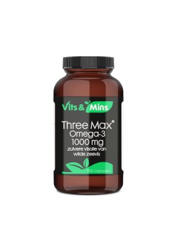 Vits & Mins Three Max® Omega-3 Visolie - 1000 mg per Capsule | Amersfoort & Utrecht | vitsenmins.nl