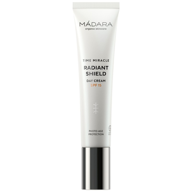 MÁDARA Time Miracle Radiant Shield Day Cream SPF 15 – Beschermende Anti-Aging Dagcrème | vitsenmins.nl