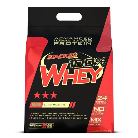100% Whey 2000 gram – Stacker2 Europe | Hoogwaardig eiwitpoeder | vitsenmins.nl