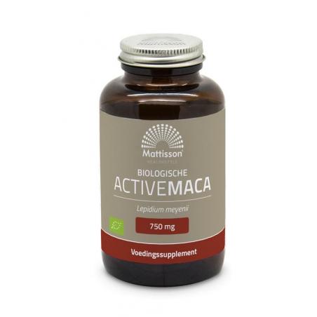 Mattisson Biologische Active maca 750mg bio