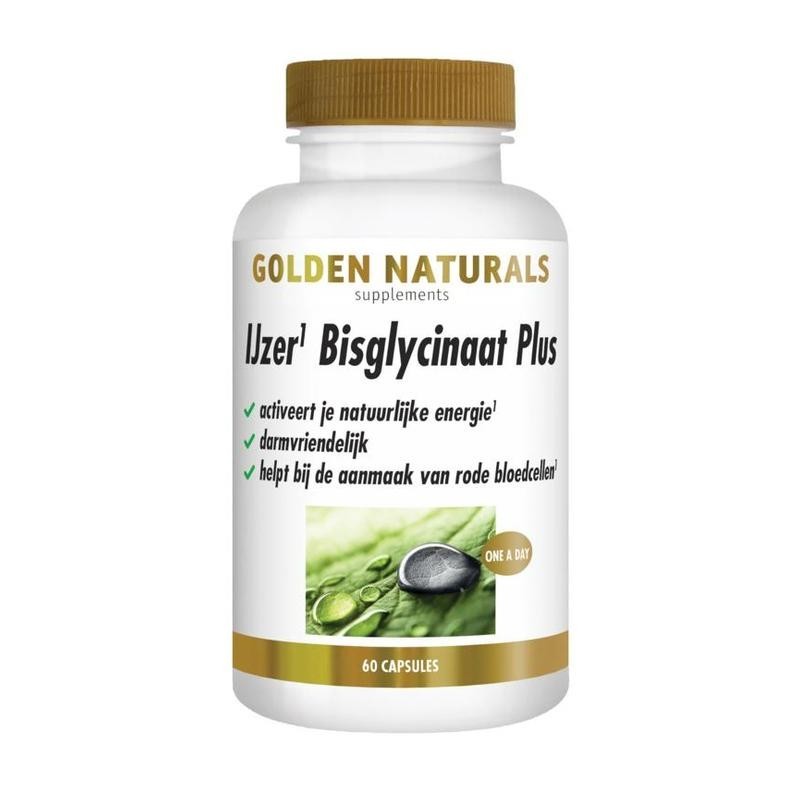 Golden Naturals IJzer bisglycinaat plus