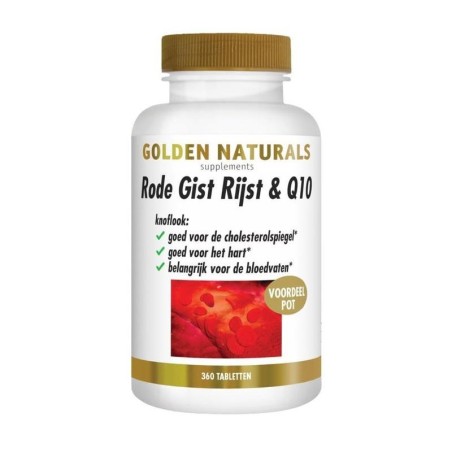 Golden Naturals Rode gist rijst & Q10