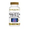 Golden Naturals Vitamine K2 45mcg & D3 25mcg